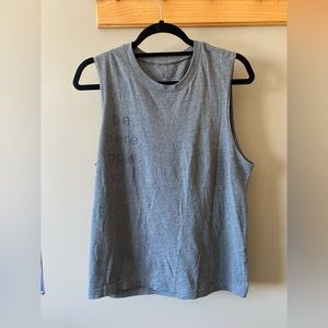 Byoga apparel unisex muscle tank ‘be here now’